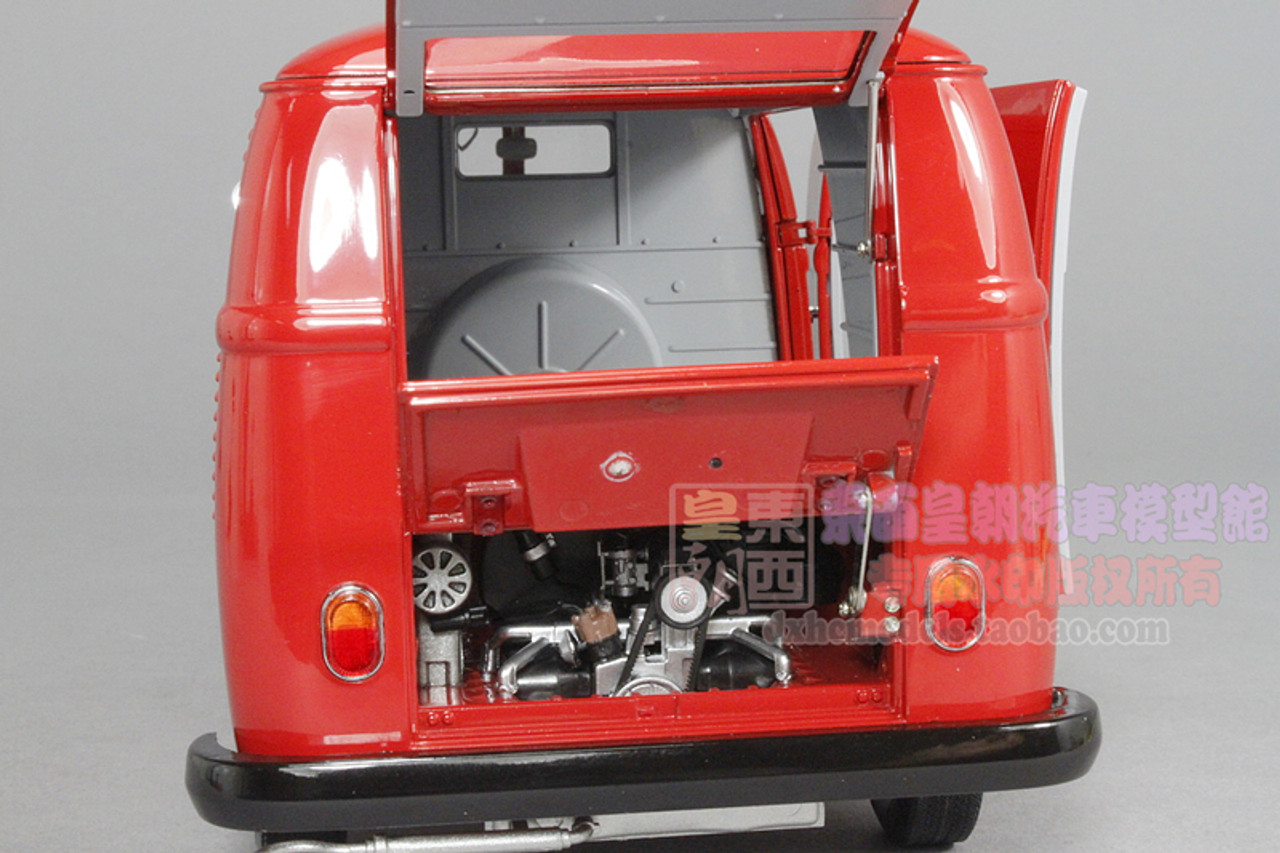 1/18 SCHUCO VOLKSWAGEN VW T1 TRANSPORTER FIREFIGHT BERLIN CAR MODEL