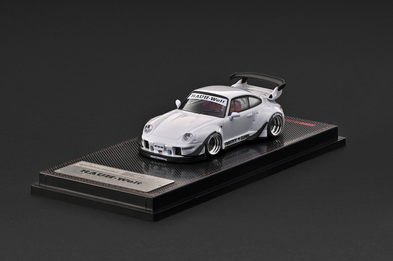 1/64 Ignition Model Porsche 911 RWB 993 (White) Car Model