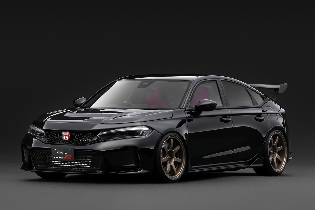 1/18 Ignition Model Honda Civic Type R J'S Racing (FL5) (Black) Car Model