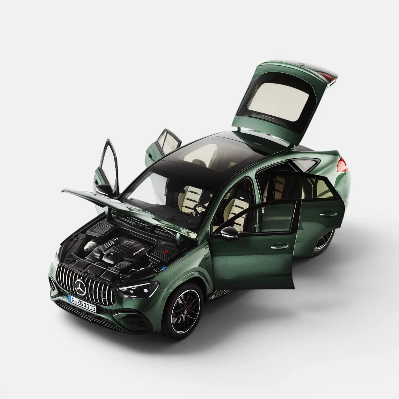 1/18 NZG 2026 Mercedes-AMG GLE 53 Coupe (Green) Diecast Car Model