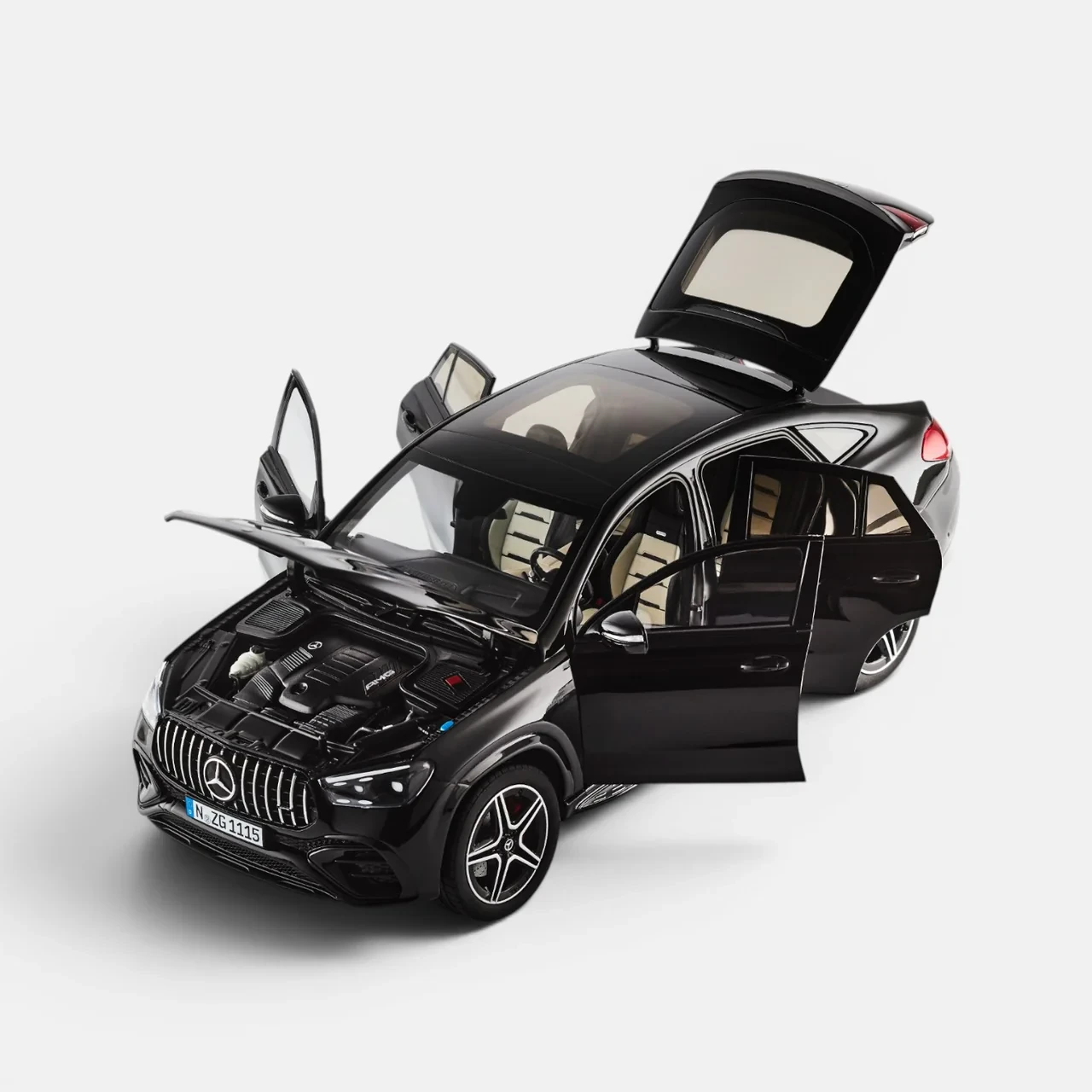 1/18 NZG 2026 Mercedes-AMG GLE 53 Coupe (Black) Diecast Car Model