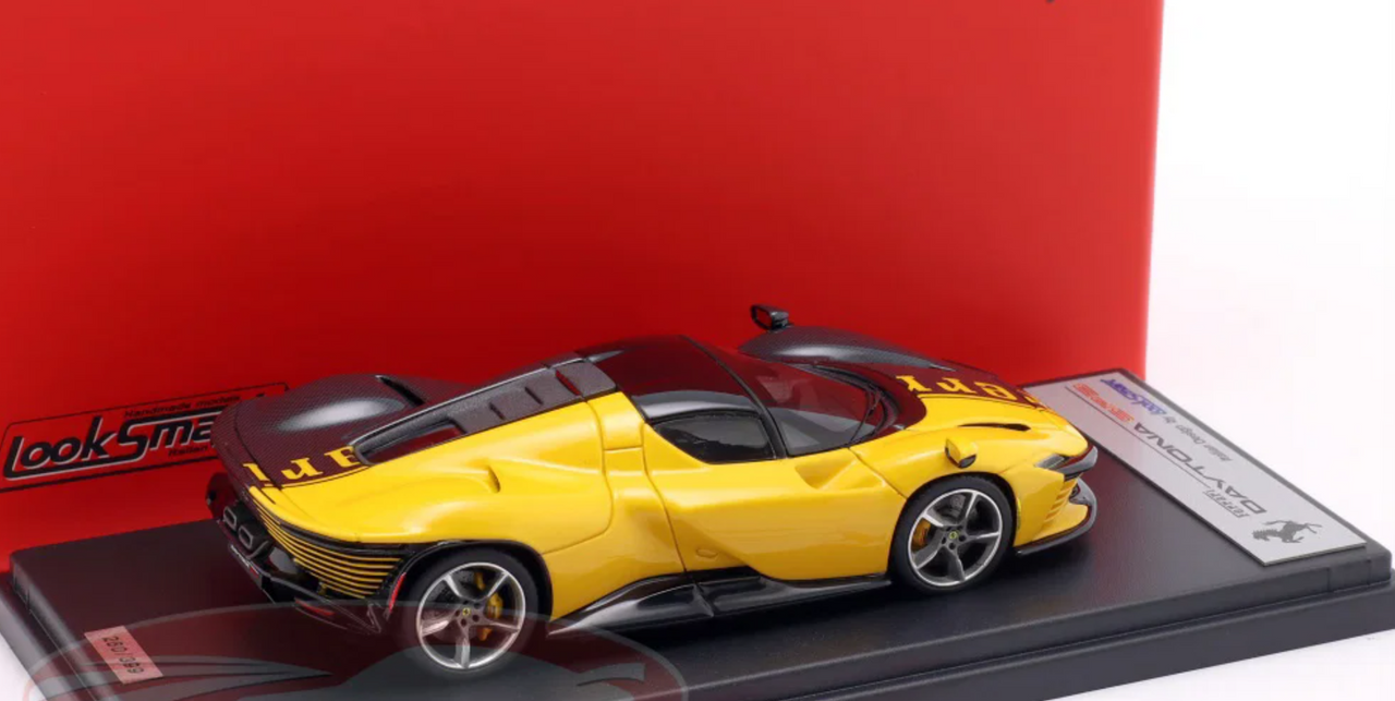 1/43 Looksmart Ferrari Daytona SP3 599+1 (Yellow Metallic & Black Metallic) Car Model