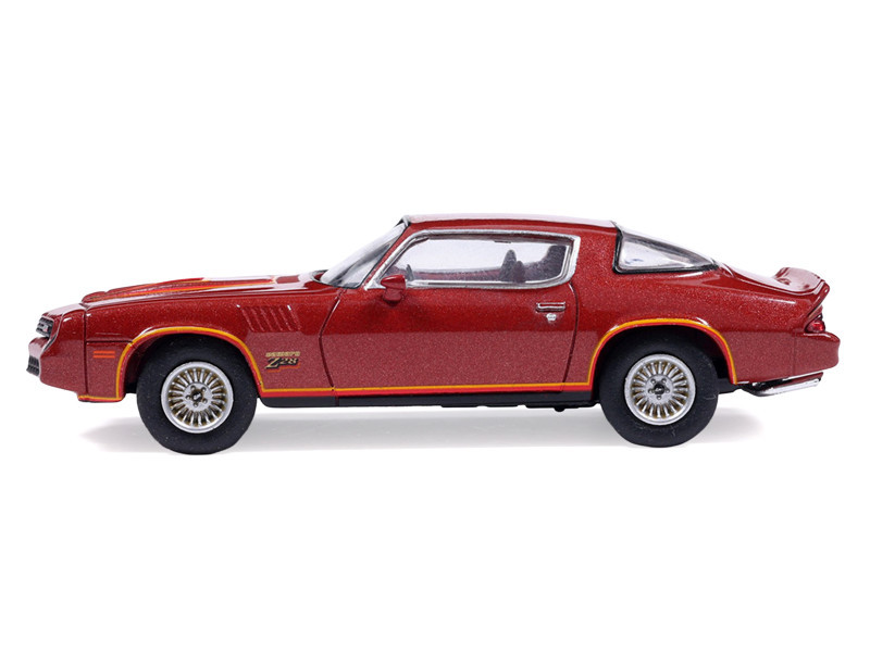 1978 Chevrolet Camaro Z28 Carmine Red Metallic with Red Interior 1/64 Diecast Model Car by IXO Models