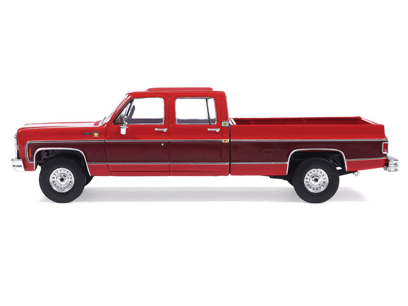 1979 Chevrolet Scottsdale K20 Pickup Truck Carmine Red Two-Tone 1/64 Diecast Model by IXO Models