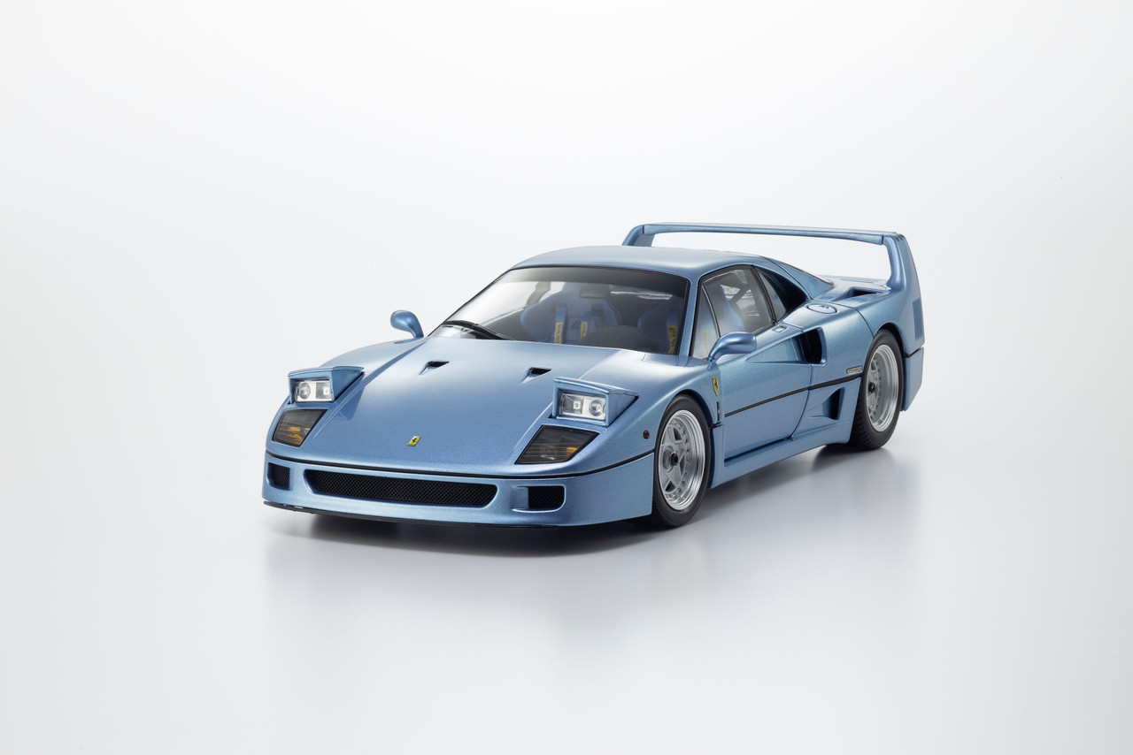 1/18 Kyosho Ferrari F40 (Light Blue Metallic) Diecast Car Model