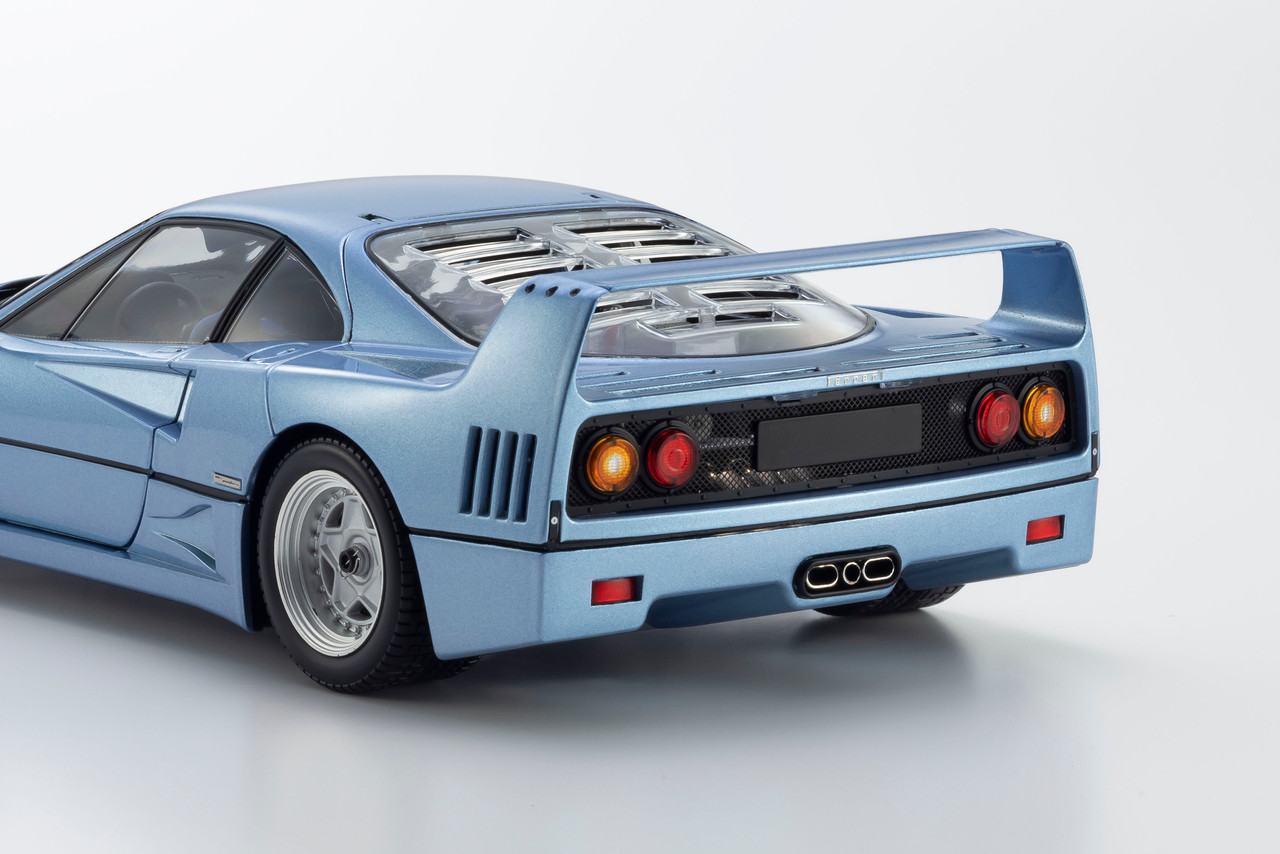 1/18 Kyosho Ferrari F40 (Light Blue Metallic) Diecast Car Model