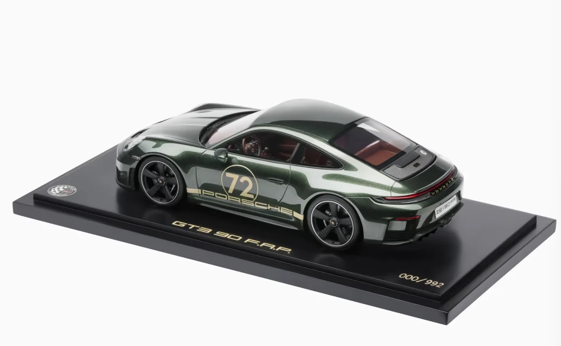 1/18 Dealer Edition 2025 Porsche 911 (992.2) GT3 Touring 90th Birthday F. A. Porsche #72 (Green) Car Model