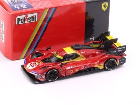 1/64 Polistil 2024 Ferrari 499P #50 Winner 24h LeMans 2024 Nielsen, Fuoco, Molina Car Model