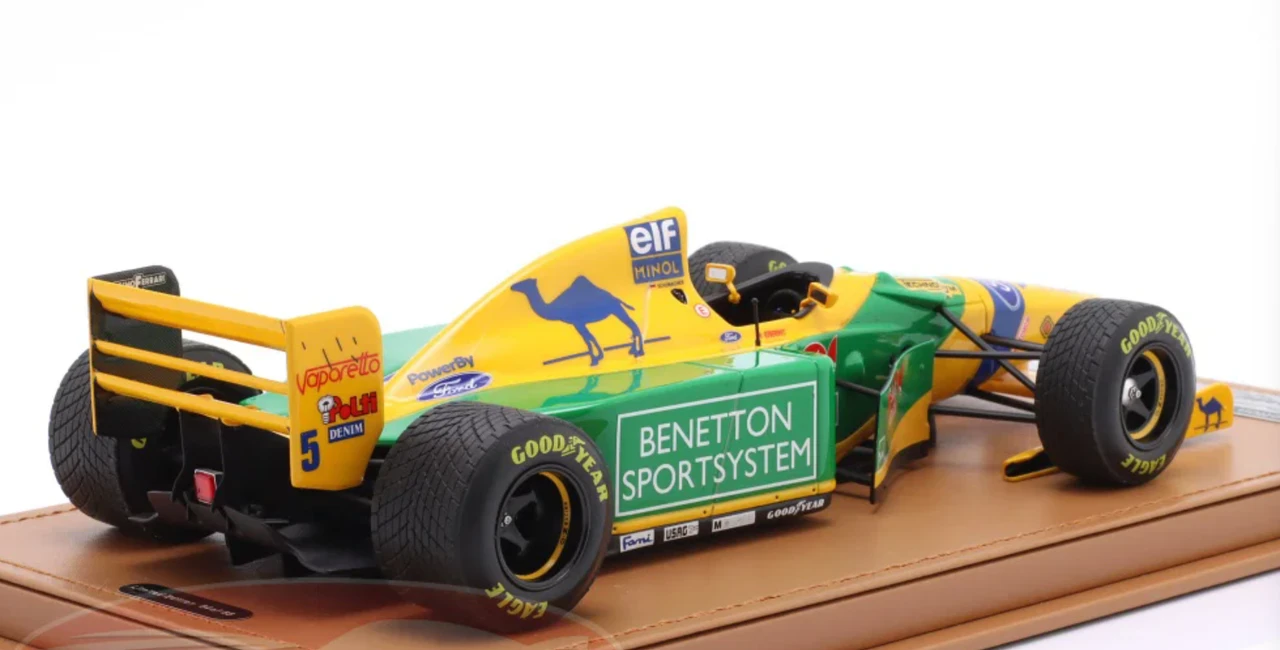1/18 Tecnomodel 1993 Formula 1 Michael Schumacher Benetton B193B #5 Europe GP Car Model