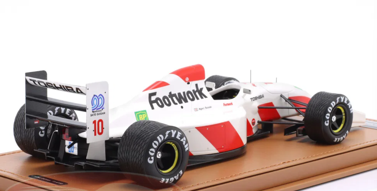 1/18 Tecnomodel 1992 Formula 1 Aguri Suzuki Footwork FA13 #10 9th Belgium GP Car Model