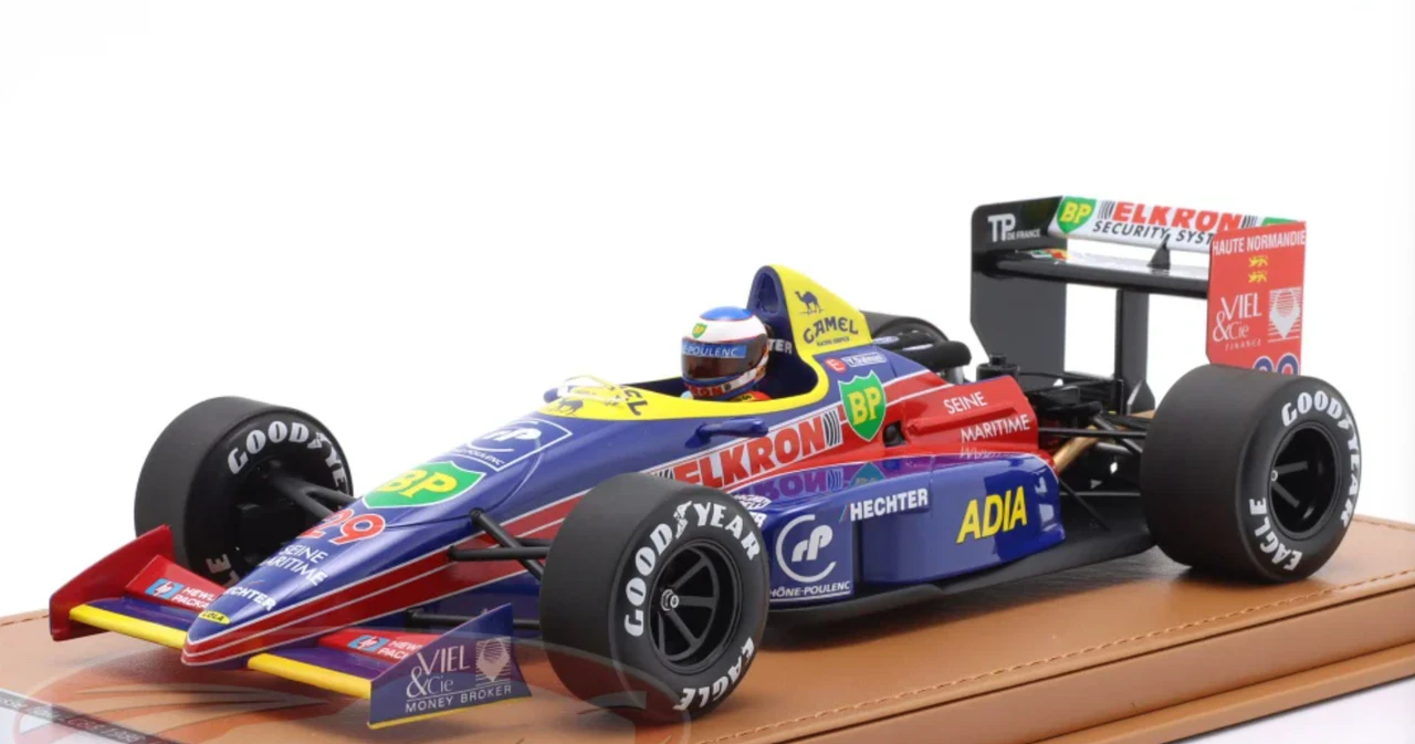 1/18 Tecnomodel 1988 Formula 1 Yannick Dalmas Lola LC88 #29 7th USA GP Car Model
