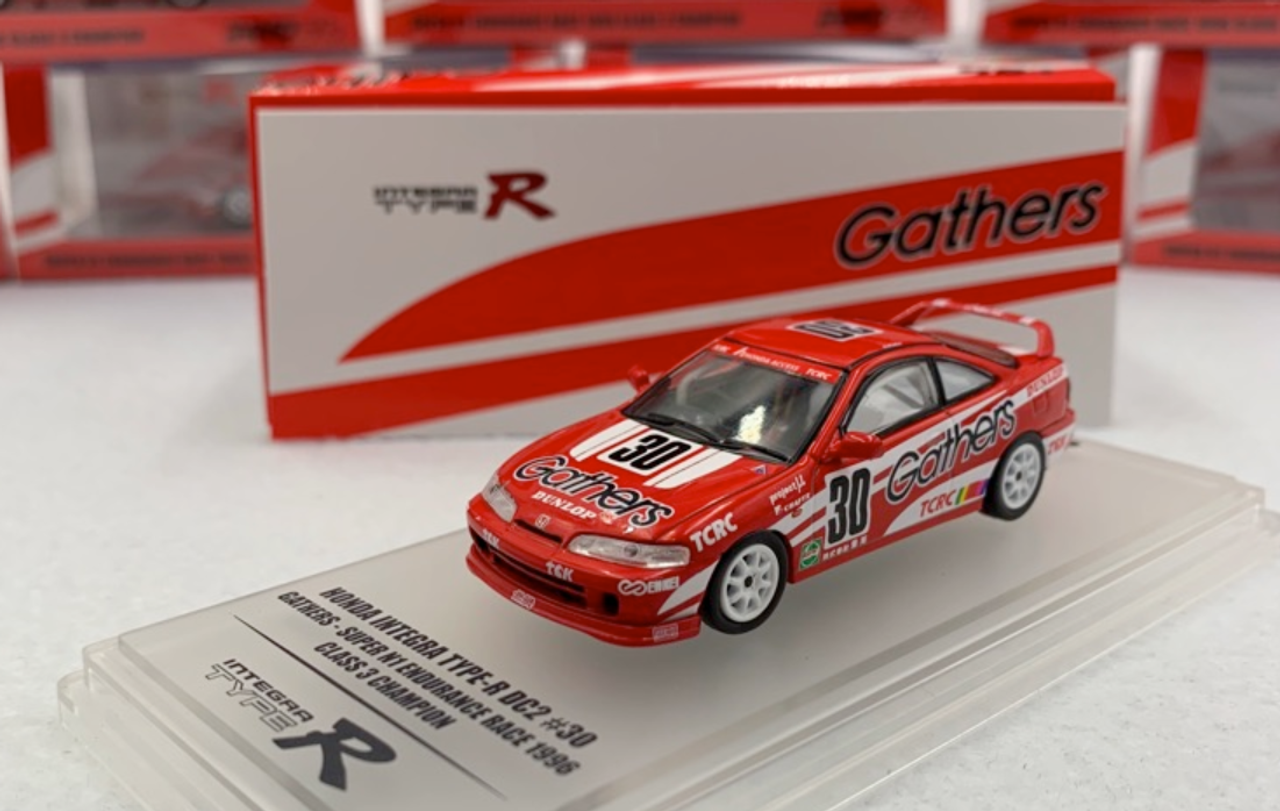 1/64 INNO64 Honda Integra TYPE-R DC2 #30 GATHERS Diecast Car Model