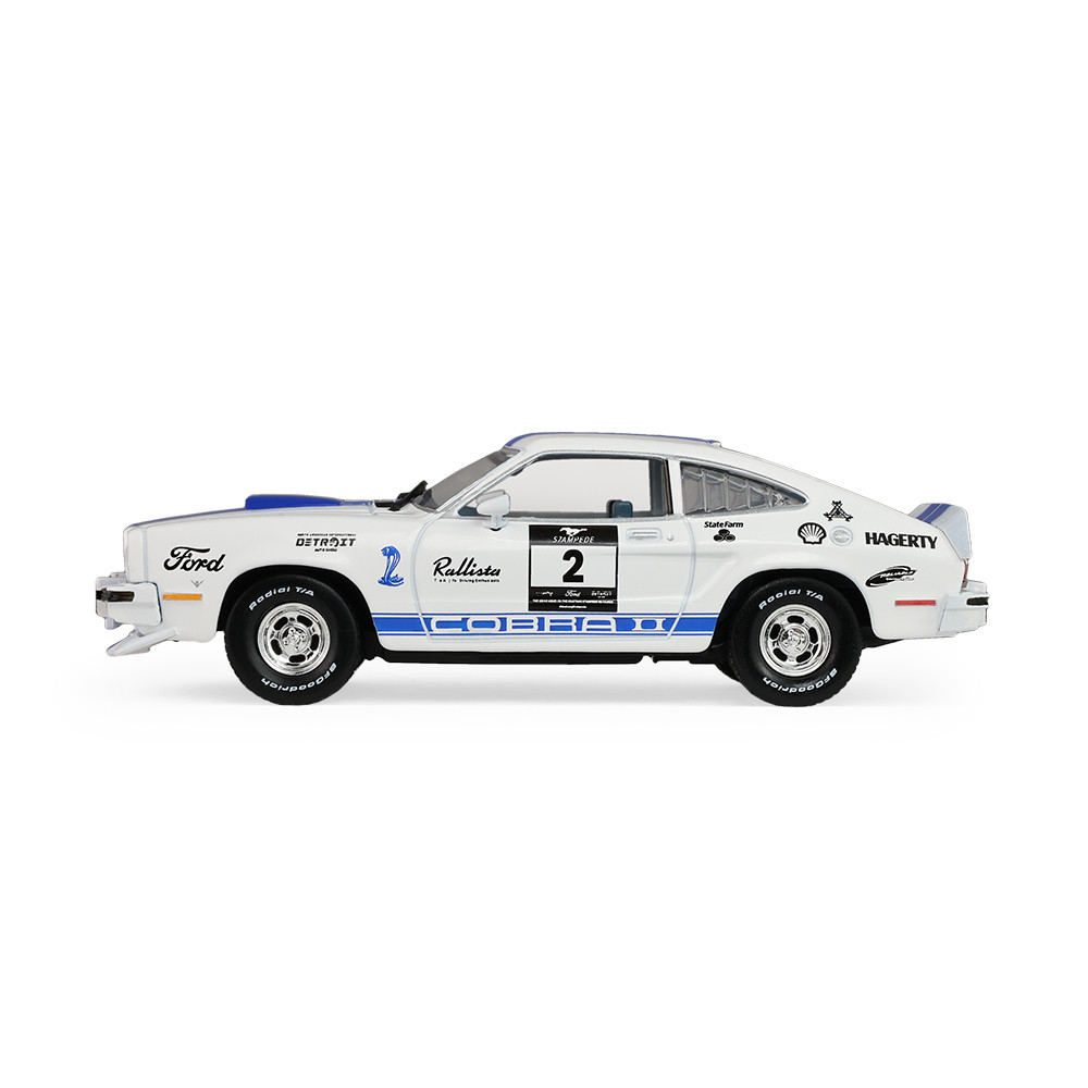 1/43 Greenlight 1976 Ford Mustang Cobra II Stampede Car #2 Diecast Car Model
