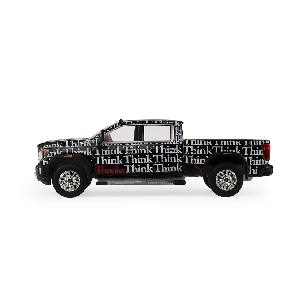 1/64 Greenlight 2023 GMC Sierra 2500 HD SLE "Think, Think, Thanks" Diecast Car Model