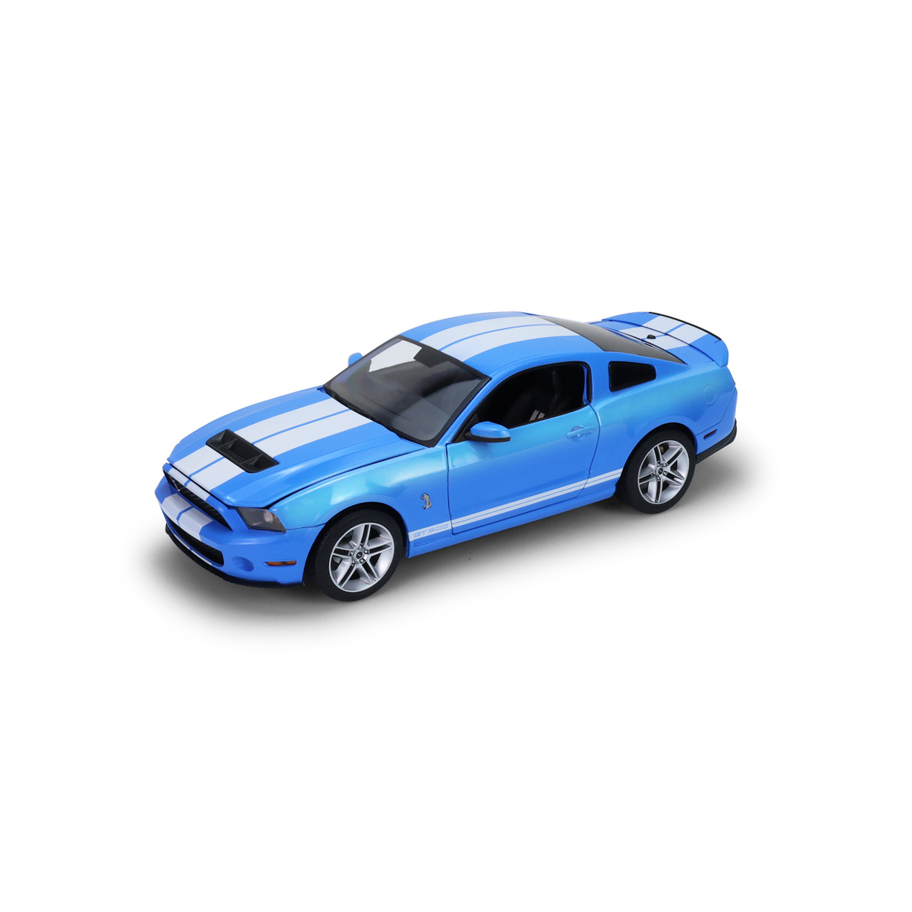 1/18 Greenlight 2012 Ford Shelby GT500 (Grabber Blue with White Stripes) Diecast Car Model