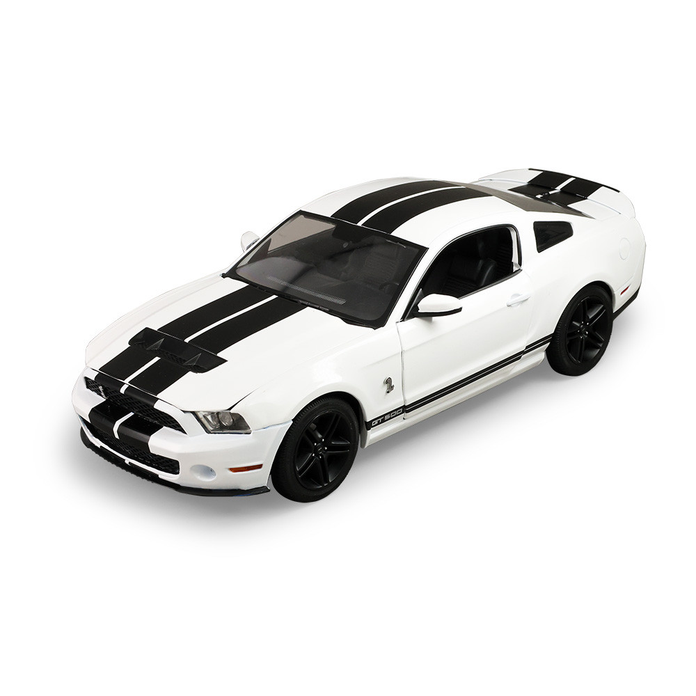 1/18 Greenlight 2012 Ford Shelby GT500 (Performance White with Black  Stripes) Diecast Car Model