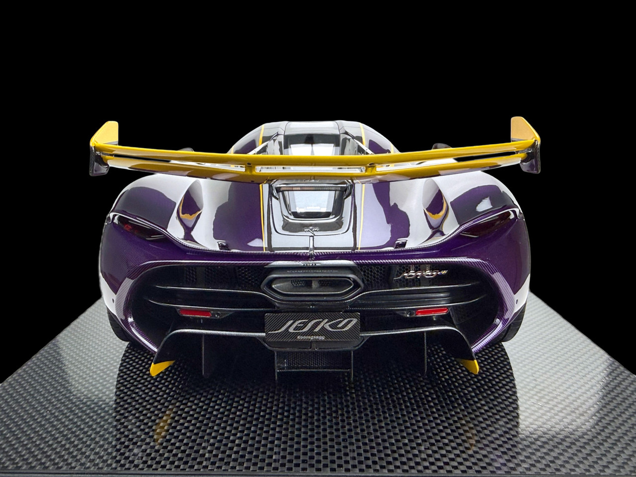 1/12 Frontiart Koenigsegg Jesko 7559 Purple Tinted Carbon Car Model Limited 10 Pieces