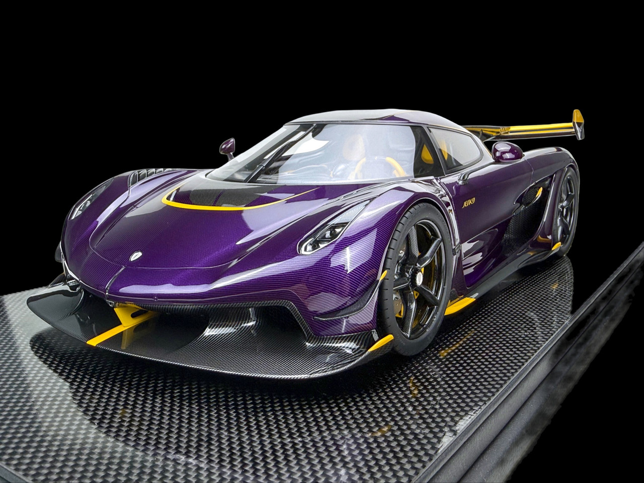 1/12 Frontiart Koenigsegg Jesko 7559 Purple Tinted Carbon Car Model Limited 10 Pieces