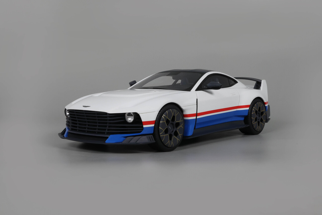 1/18 GT Spirit 2024 Aston Martin Valiant Zenith White Car Model