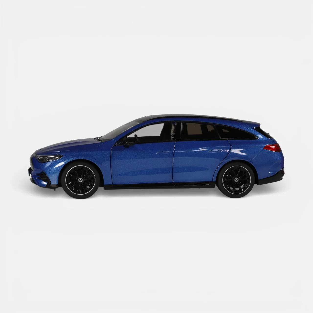 1/18 NZG Mercedes-Benz CLA Shooting Brake with EQ Technology (Clear Blue) Diecast Car Model