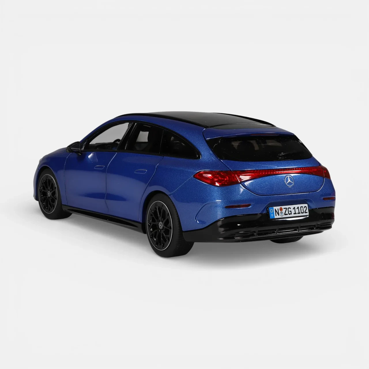 1/18 NZG Mercedes-Benz CLA Shooting Brake with EQ Technology (Clear Blue) Diecast Car Model