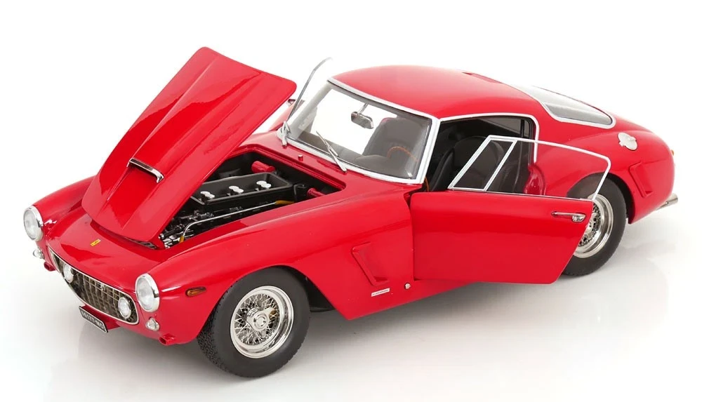 1/12 KK-Scale 1961 Ferrari 250 GT SWB Competizione Plain Body Version (Red) Diecast Car Model