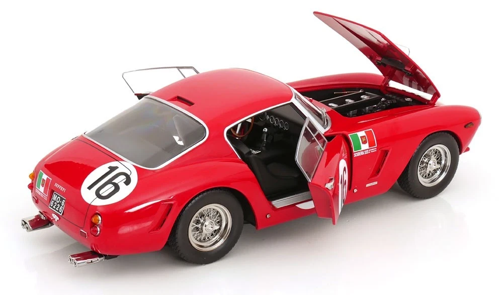1/12 KK-Scale 1961 Ferrari 250 GT SWB #16 24h LeMans Scuderia Serenissima Maurice Trintignant, Carlo Mario Abate Diecast Car Model