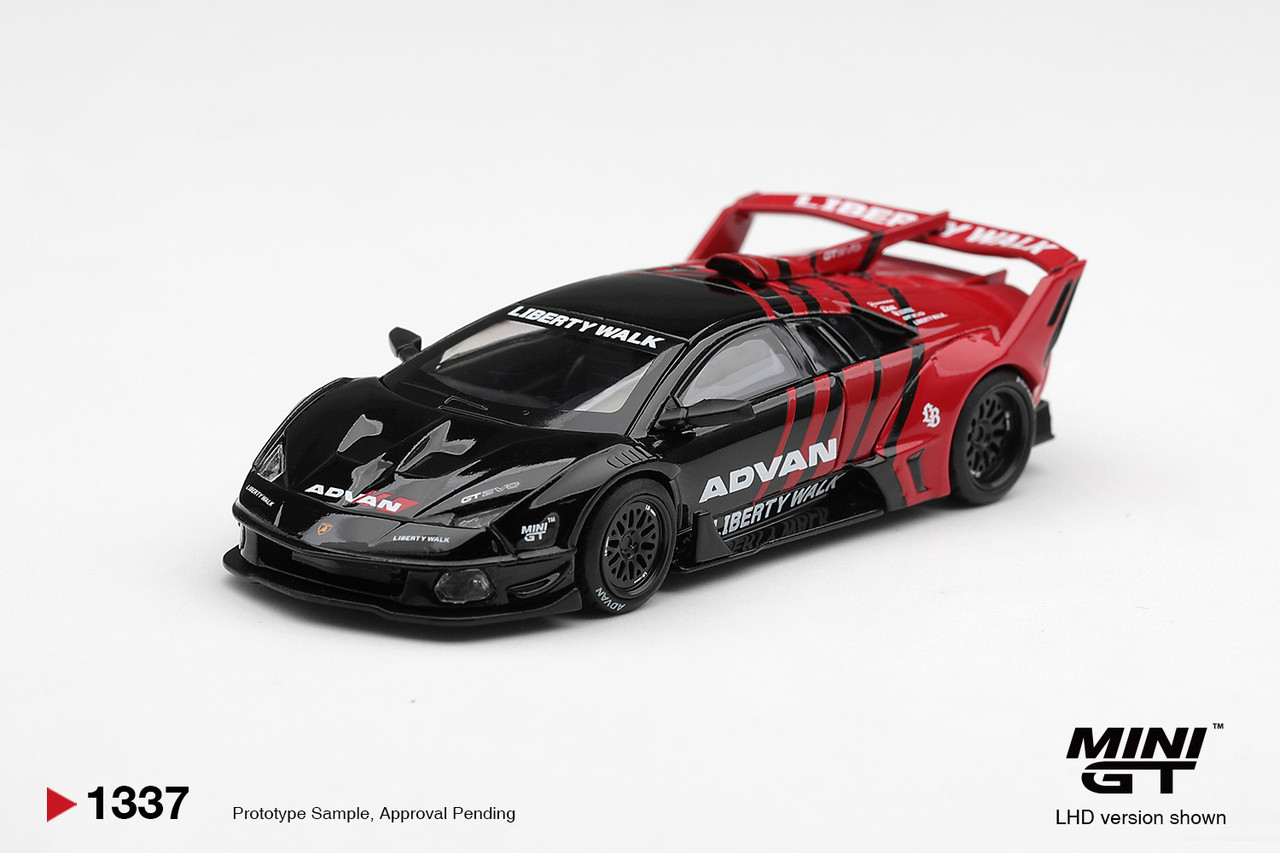 1/64 Mini GT Lamborghini LB-Silhouette WORKS MURCIELAGO GT Evo Advan Diecast Car Model