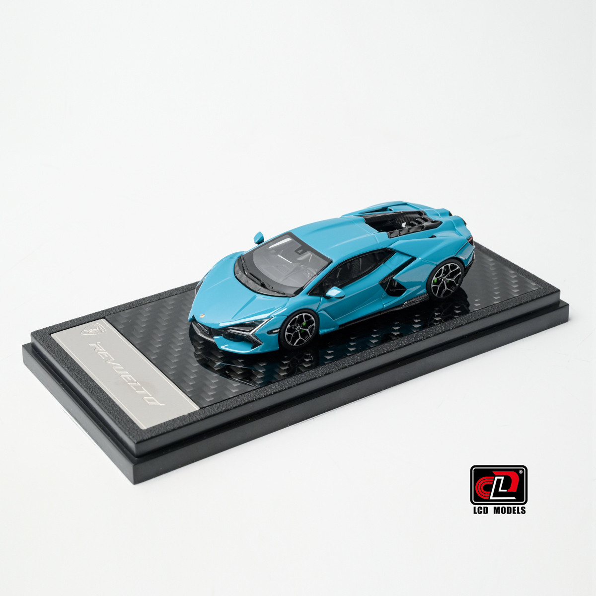 1/64 LCD Lamborghini Revuelto (Metallic Blu Cepheus Blue) Diecast