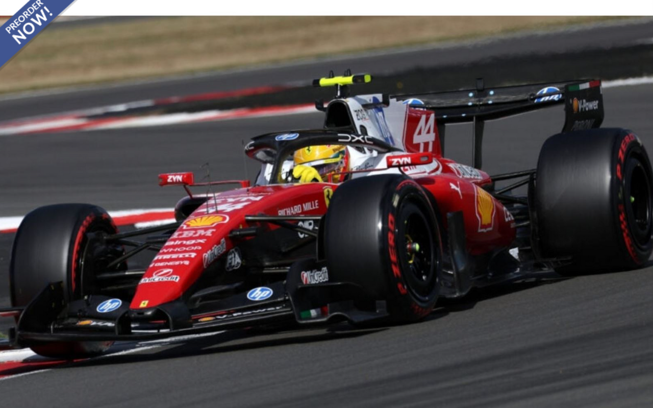 1/12 BBR 2026 Formula 1 British GP Ferrari SF26 3rd Place #44 Lewis Hamilton Car Model Limited