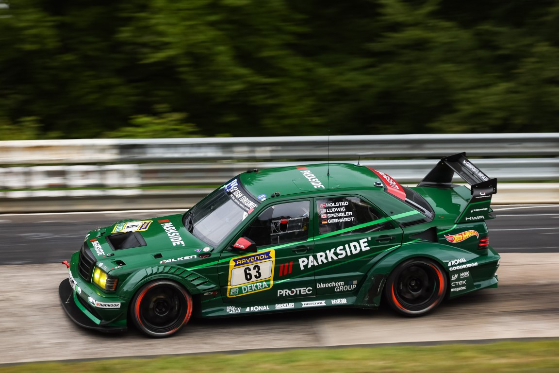 1/43 Minichamps 2026 24H Nurburgring Mercedes-Benz 190 HWA Evo R HWA Engineered Speed C. Gebhardt, E. Holstad, P. Ludwig, B. Spengler Car Model