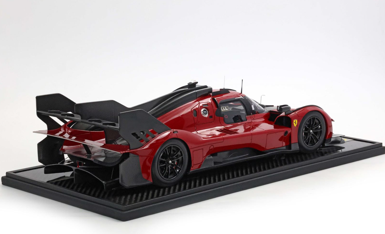 1/12 BBR 2025 Ferrari 499P Hypercar (Full Red) Car Model Limited 10 Pieces