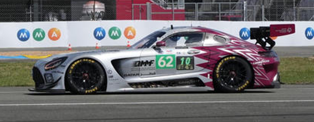 1/43 Spark Mercedes-AMG LMGT3 No.62 TEAM QATAR BY IRON LYNX Le Mans 24H 2026 A. Al-Khelaifi – J. Hanses – G. Alesi Car Model