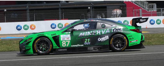 1/43 Spark Lexus RC F LMGT3 No.87 AKKODIS ASP TEAM Le Mans 24H 2026 P. Umbrărescu – C. Schmid – J. M. López Car Model