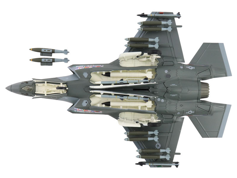 Lockheed Martin F-35A Lightning II Aircraft "22-5696 1000th Lightning II 176th FS Wisconsin ANG" (2004) United States Air Force "Air Power Series" 1/72 Diecast Model by Hobby Master