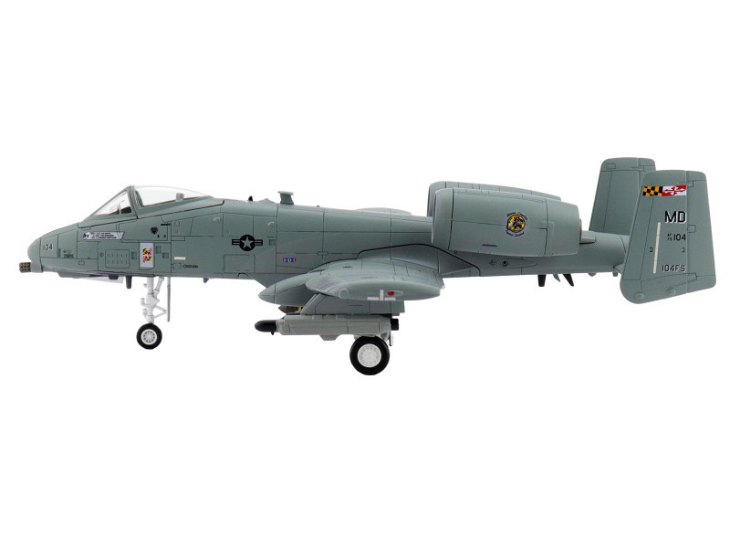 Fairchild Republic A-10C Thunderbolt II Attack Aircraft "80-0283 Maryland Farewell 104 FS Maryland ANG" (2025) United States Air Force "Air Power Series" 1/72 Diecast Model by Hobby Master