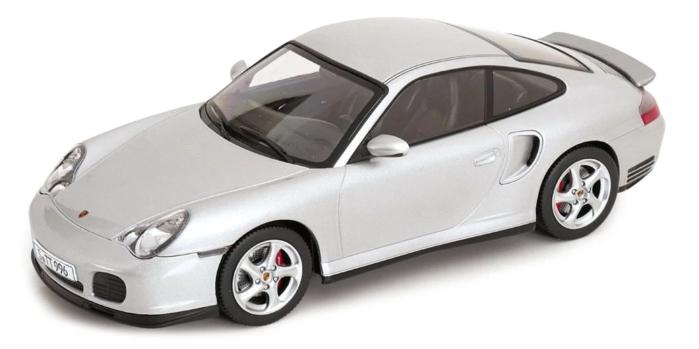 1/18 KK-Scale 2000 Porsche 911 (996) Turbo (Silver) Car Model
