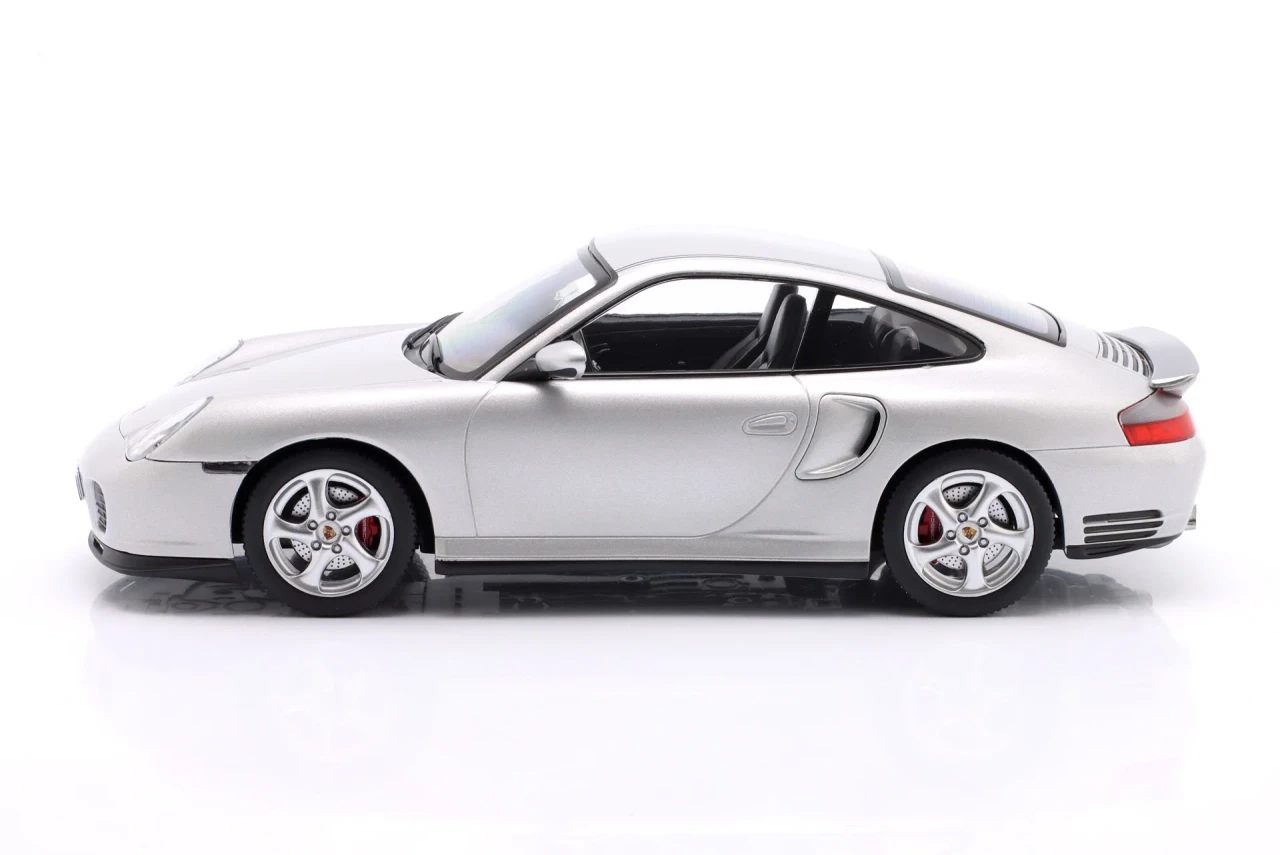 1/18 KK-Scale 2000 Porsche 911 (996) Turbo (Silver) Car Model