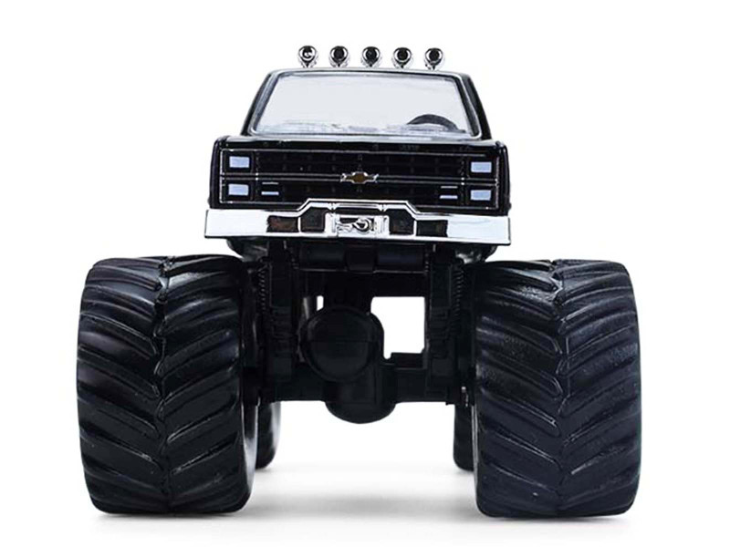 1984 Chevrolet Silverado Monster Truck #48 "Ally" Black and Purple with Graphics "Kings of Crunch - Hendrick Motorsports Tribute" Special Edition 1/64 Diecast Model Car by Greenlight