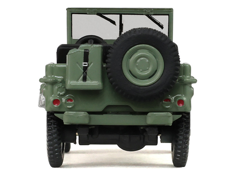 1942 Willy’s MB Jeep Olive Green "America 250 Edition" "Anniversary Collection" Series 18 1/64 Diecast Model Car by Greenlight