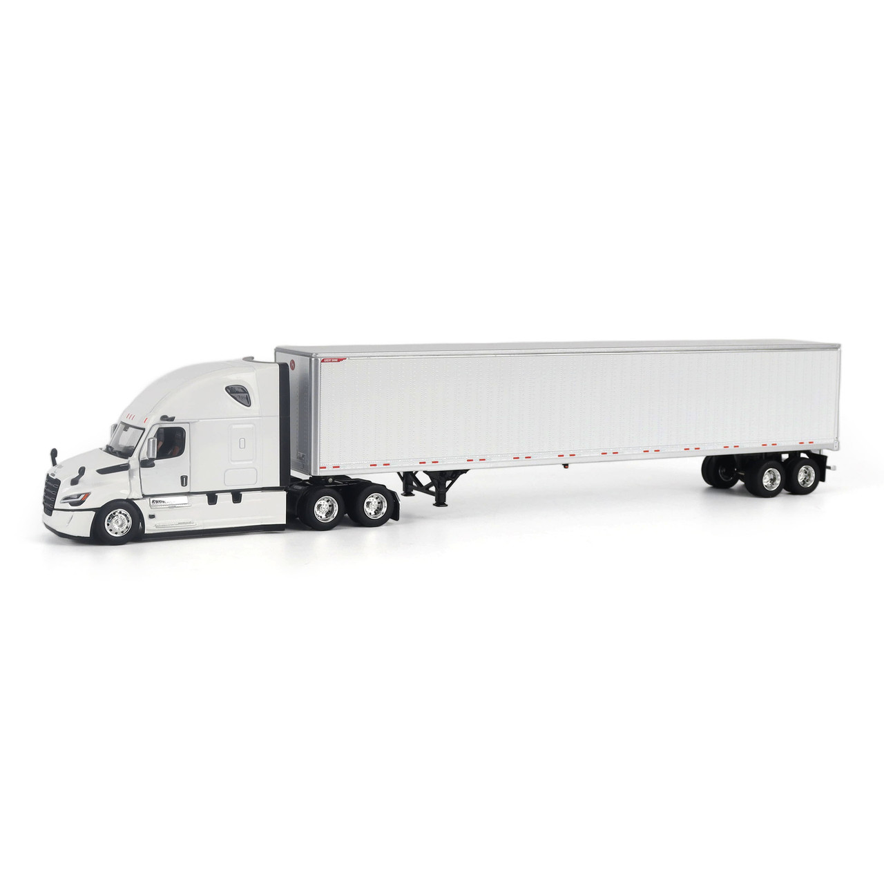 1/50 Diecast Masters Freightliner Cascadia Gen-5 (2025) with with Great Dane Champion 53ft Dry Cargo Trailer (White) Diecast Model