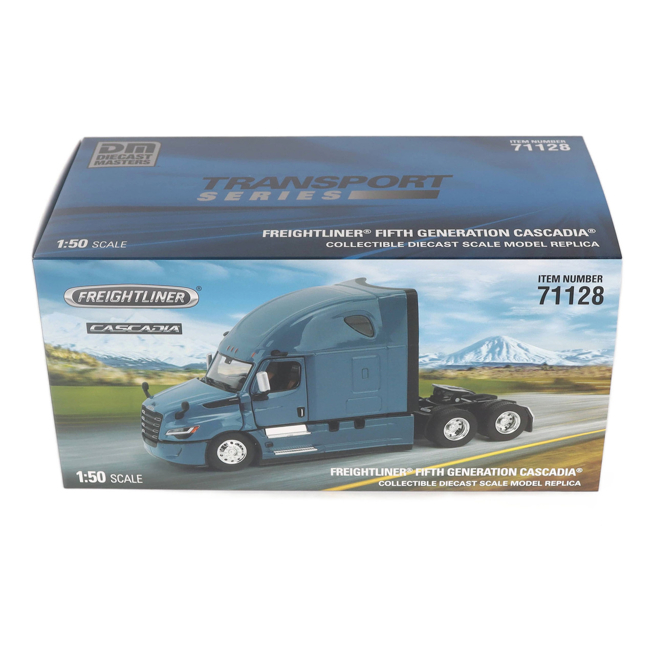 1/50 Diecast Masters Freightliner Cascadia Gen-5 (2025) Tractor (Freightliner-Blue, Freightliner Signature Blue) Diecast Model