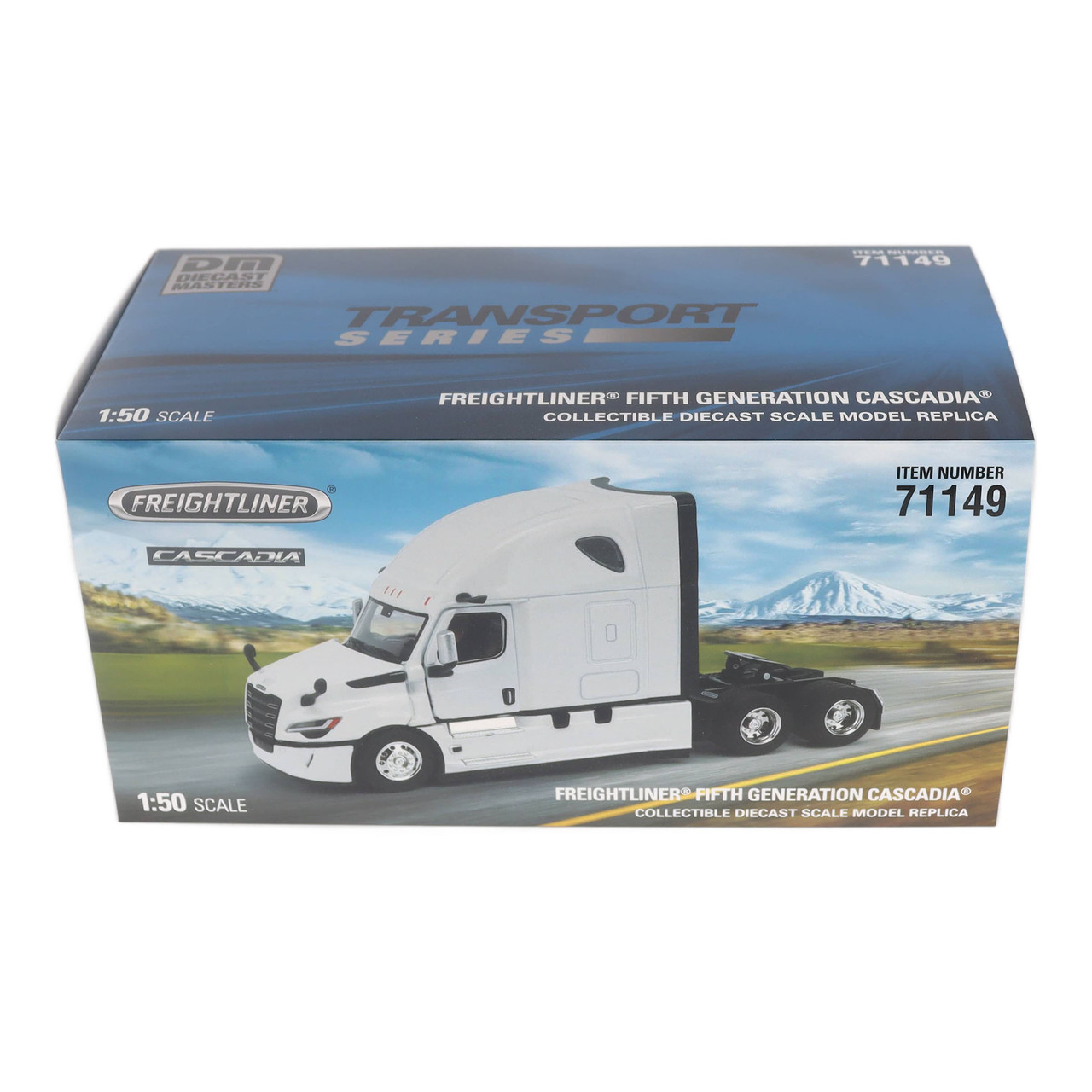 1/50 Diecast Masters Freightliner Cascadia Gen-5 (2025) Tractor (Winter White) Diecast Model