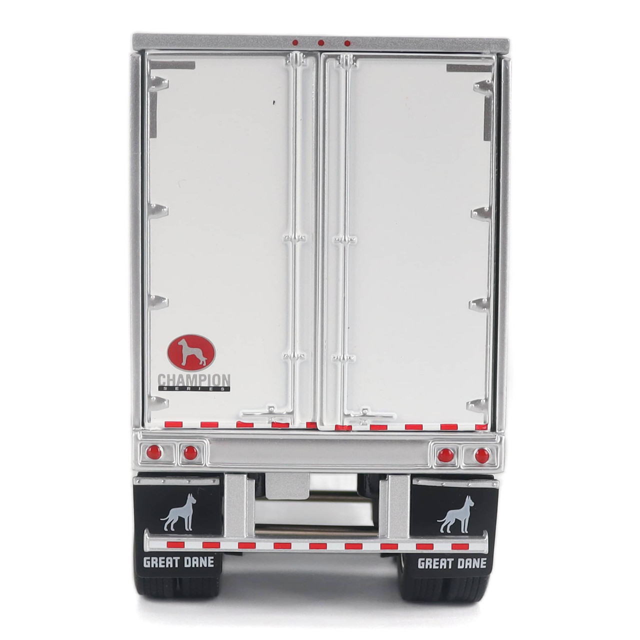 1/50 Diecast Masters Kenworth T680 Next-Gen 76in-High-Roof Sleeper-Cab Tandem Tractor with Great Dane Champion 53ft Dry Cargo Trailer (White) Diecast Model