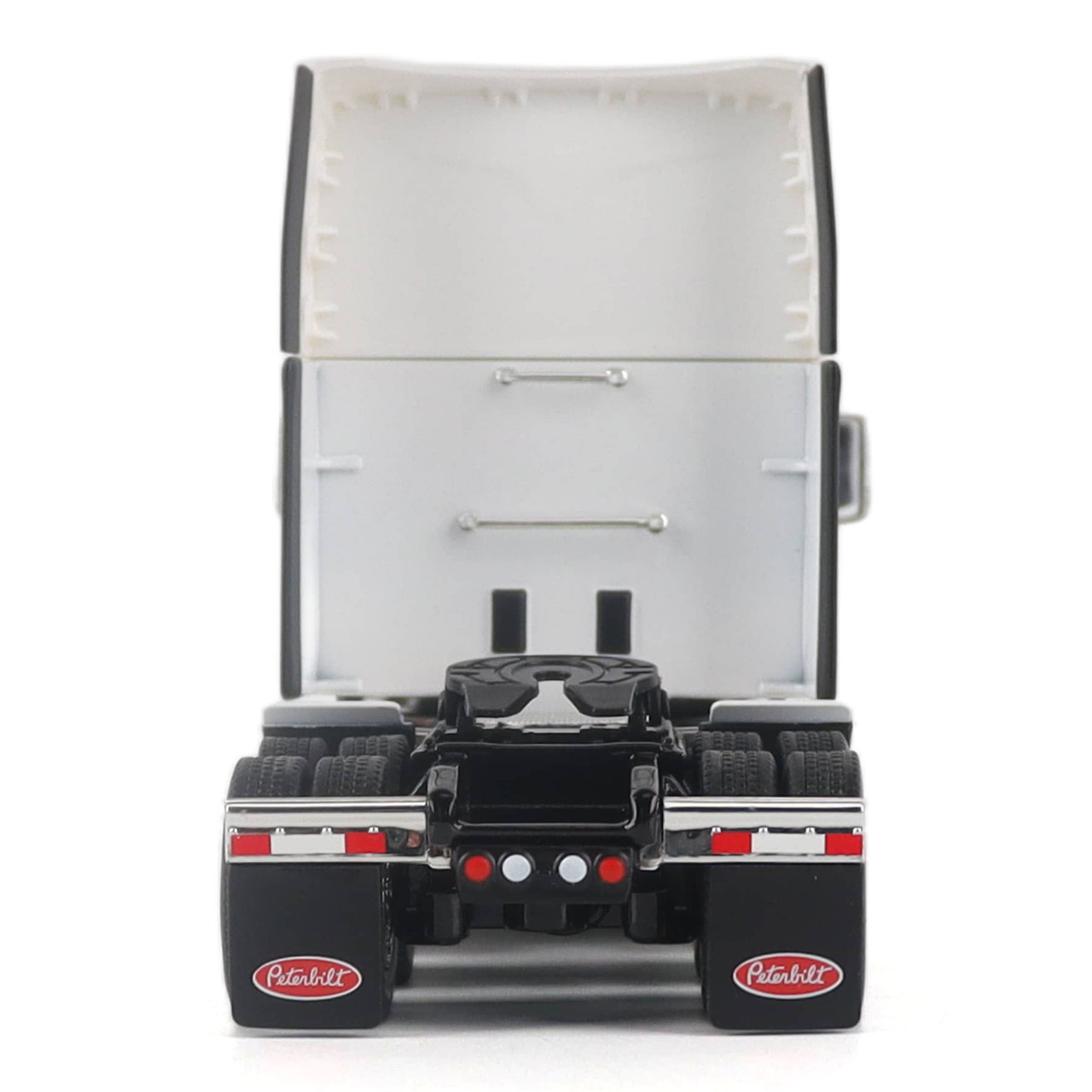 1/50 Diecast Masters Peterbilt 579 Ultraloft Tandem Tractor with Great Dane Champion 53ft Dry Cargo Trailer (White) Diecast Model
