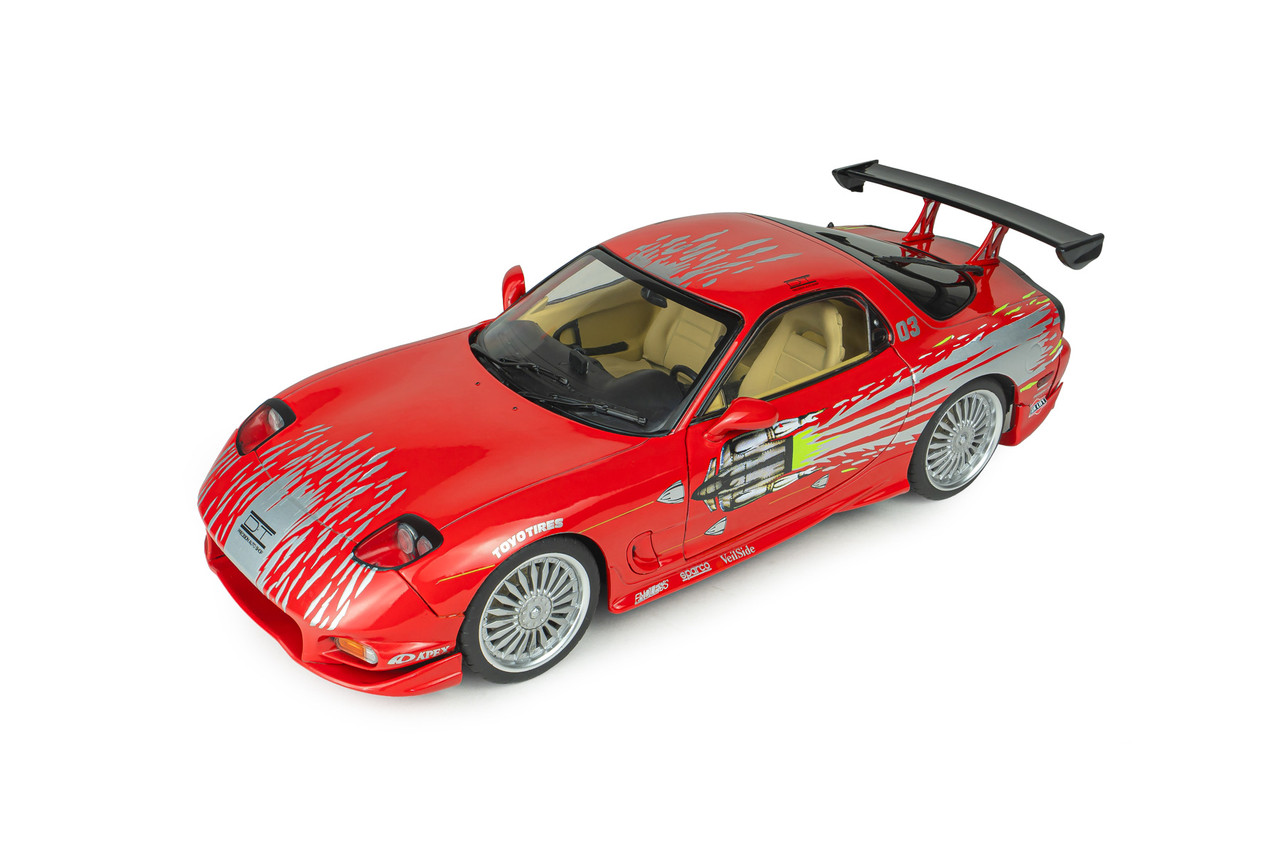 1/18 Solido Mazda RX7 FD3RS Dom Fast & Furious Diecast Car Model