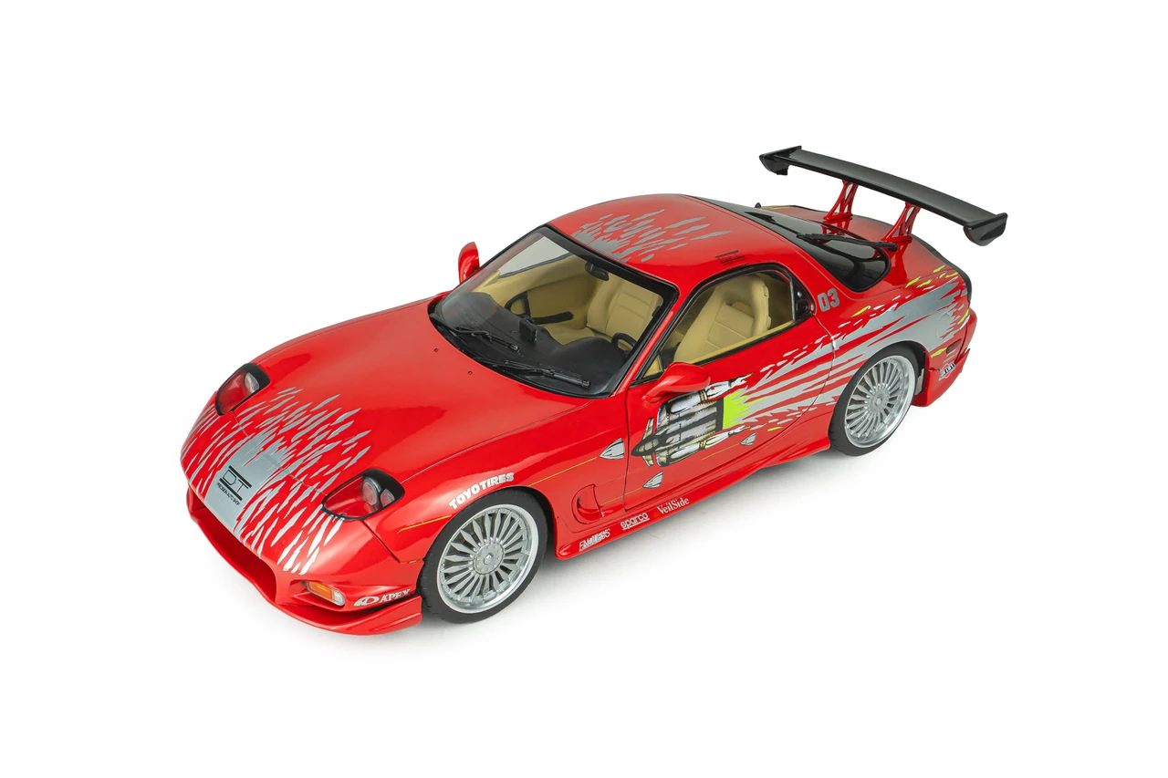 1/18 Solido Mazda RX7 FD3RS Dom Fast & Furious Diecast Car Model
