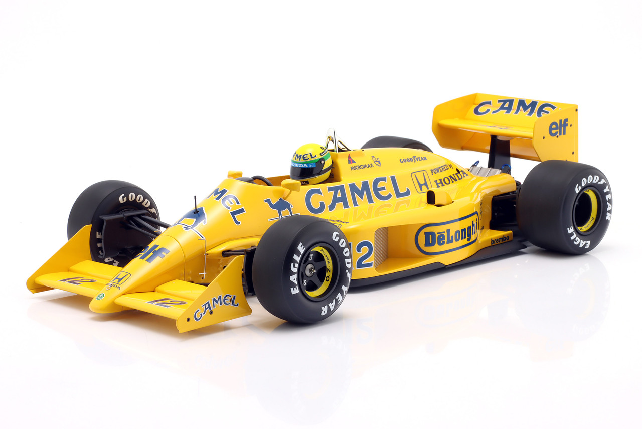 1/12 Minichamps 1987 Formula 1 Ayrton Senna Lotus 99T #12 Winner