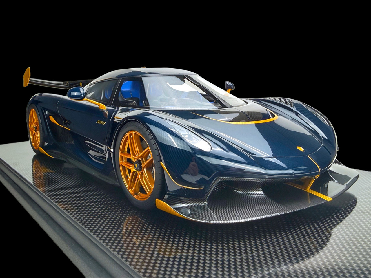 1/12 Frontiart Koenigsegg Jesko 7320 Blue Tinted Carbon Car Model Limited 10 Pieces