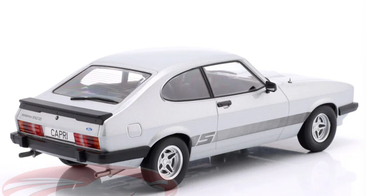 1/18 ModelCarGroup 1978 Ford Capri MK III (Silver Metallic) Diecast Car Model